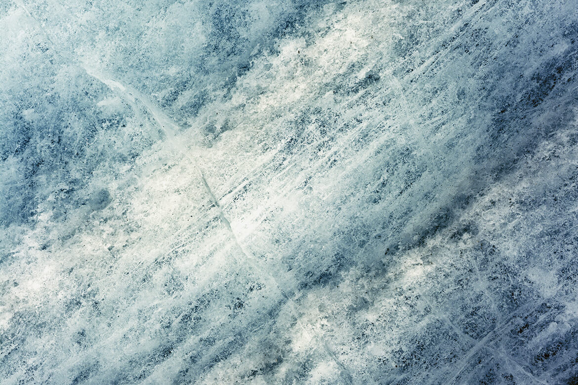 «Glacier Fabric», Matthias Vollmer. Bemerkung: Die Fotografie wurde um 90 Grad nach rechts gekippt.